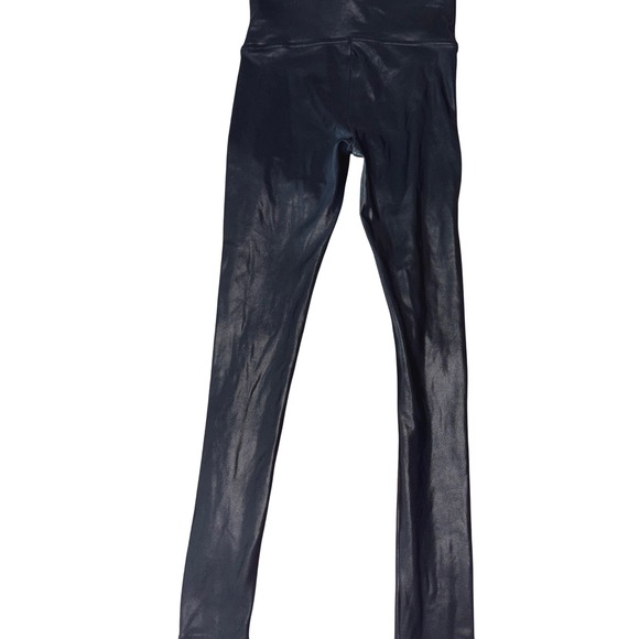 Spanx Faux Leather Leggings with Side Stripes size M Excellent condition! - Picture 4 of 7
